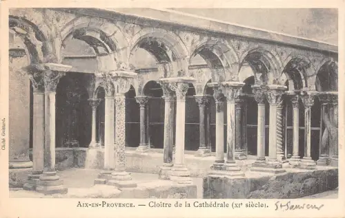 BF4925 aix en provence cloitre de la cathedrlae france