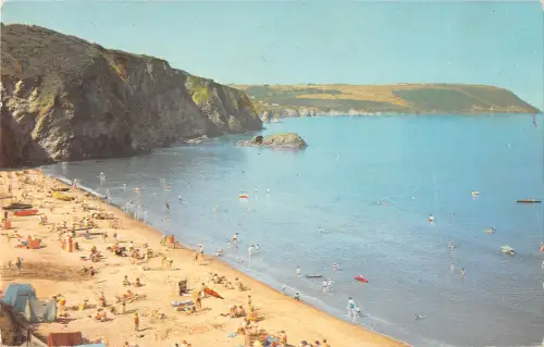 uk7299 the beach tresaith wales uk