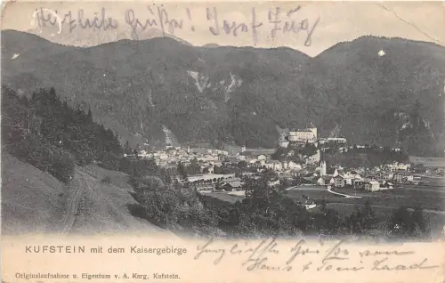 BC60389 Kufstein mit dem Kaisergebirge