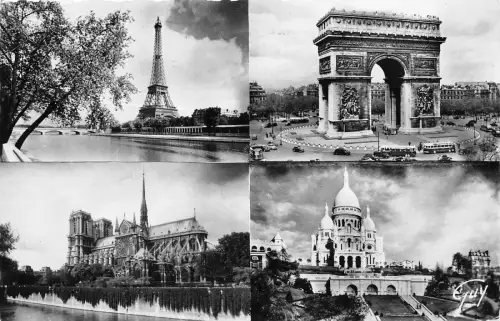 BR8179 Paris la tour eiffell multi views france