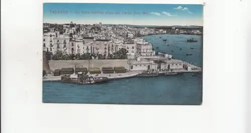 BF32357 la citta ecchia vista dal corso taranto italy front/back image