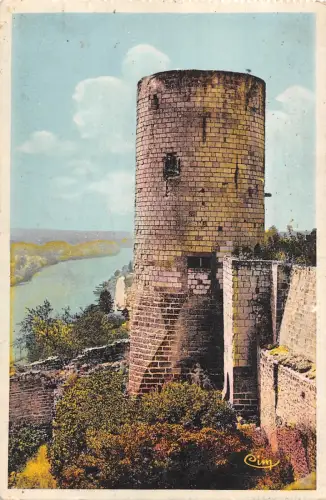 BF6162 chateau de chinon la tour du moulin et la valles france Frankreich
