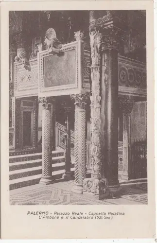 BF32064 palermo palazzo reale cappella palatina italy front/back image
