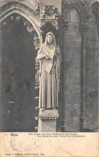 BR39611 Metz etne Statue aus dem hauptportal des Domes france