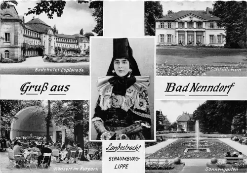 BG1354 gruss aus bad nenndorf schaumburg lippe CPSM 14x9,5cm germany