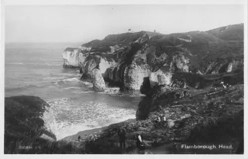 uk12847 flamborough head real photo uk