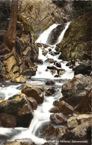 BG32463 großer wasserfall hollental schwarzwald germany CPSM 14x9cm