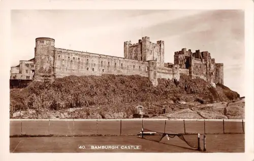 BR69881 bamburgh castle real photo uk