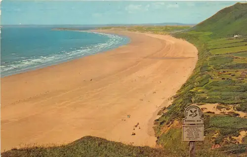 uk51577 rhossili by glam wales uk