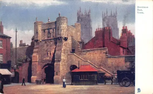 BR94035 Bootham Bar York Gemälde Postkarte UK
