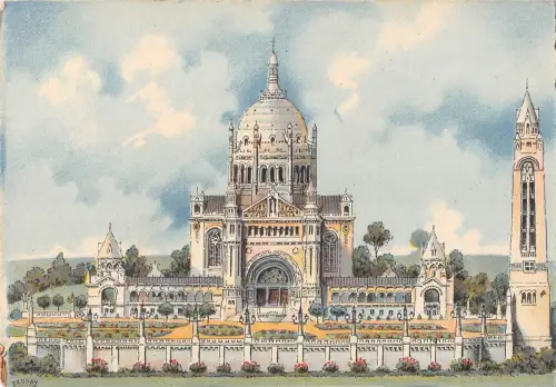 BR48933 la Fassade La Basilique Lisieux France