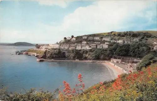 uk7287 the beach hannafore point st goerges island looe cornwall uk
