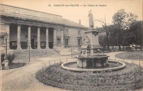 BF7744 chalon sur saone le plais de justice france Frankreich