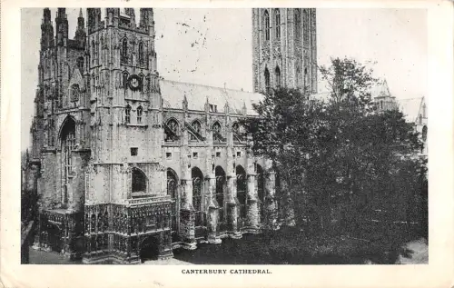 uk285 catenbury cathedral real photo uk