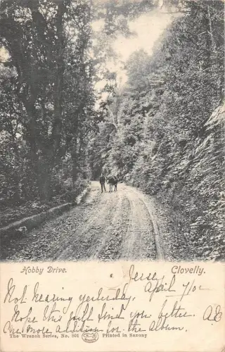 uk17725 hobby drive clovelly real photo uk