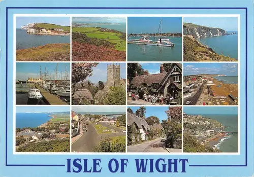 BR90819 isle of wight fresgwater bay uk