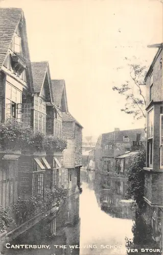 uk4268 weaving school canterbury real photo uk