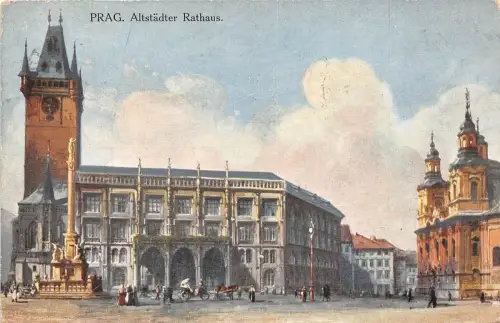 B64893 Altstader Rathaus Praha Prag tschechisch