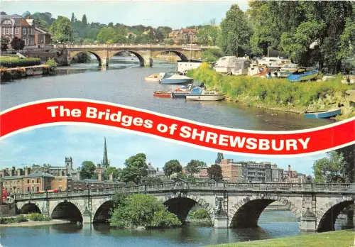 uk45894 bridges of shrewsbury uk