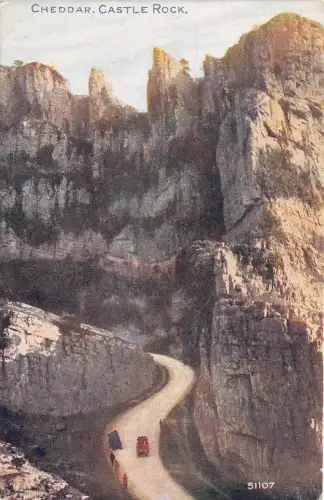 B89247 cheddar castle rock uk
