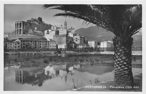 B3793 Italien Lago Maggiore Stresa Panorama 1928 Front/Back Scan