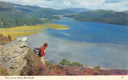 uk10105 panorama walk barmouth wales uk