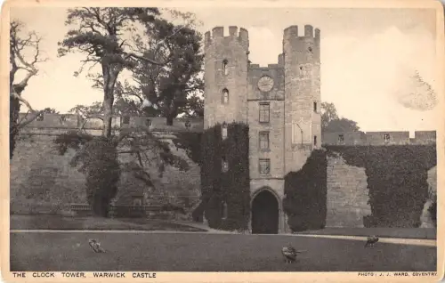 BR94414 the clock tower warwick castle uk