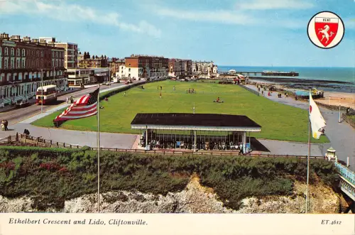 uk10151 ethelbert crescent and lido cliftonville uk