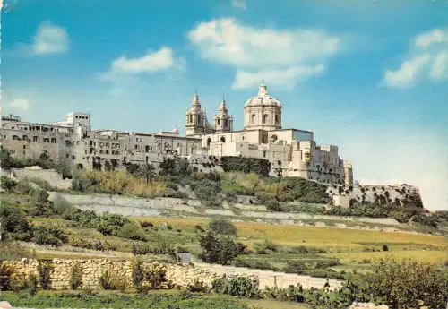 B109004 Malta Mdina Gesamtansicht Panorama