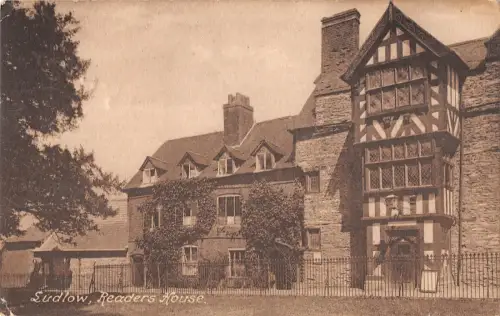 uk19780 leserhaus ludlow echtfoto uk