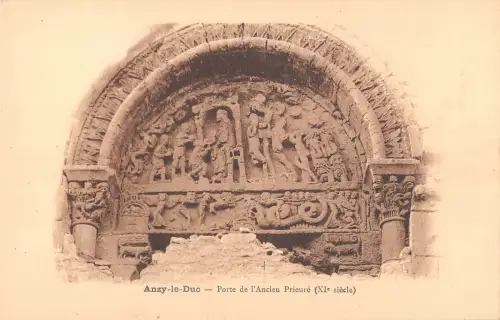 BF6952 anzy le duc porte de l ancien prieure france Frankreich 1