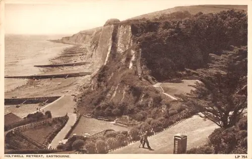 uk29971 holywell retreat eastbourne real photo uk