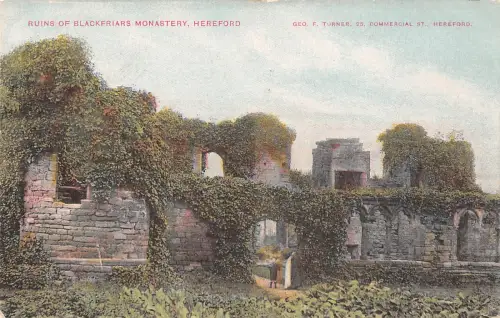 uk20626 ruines of blackfriars closter hereford uk