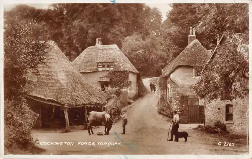 uk31696 torquay cockington forge real photo uk