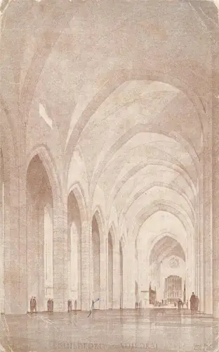 uk286 guildford cathedral real photo uk