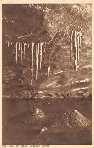 uk426 the peal of bells cheddar cave real photo uk