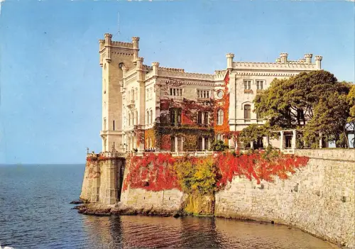 BR86211 trieste il castello di miramare italy