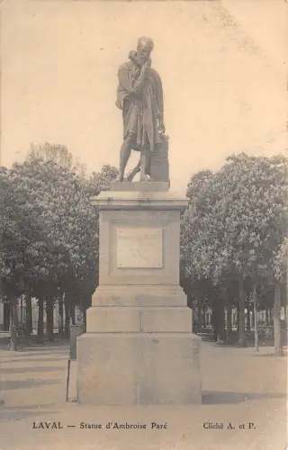 BF3577 Laval Statue D Ambroise Parc Frankreich