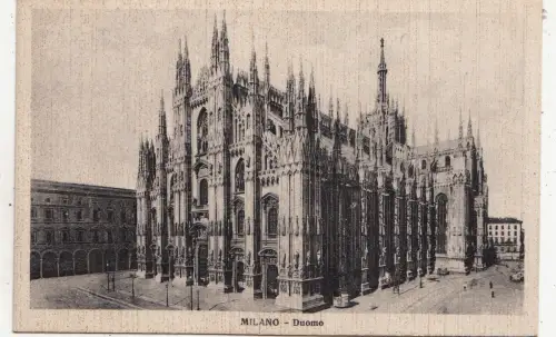 BF17468 milano duomo italy front/back image