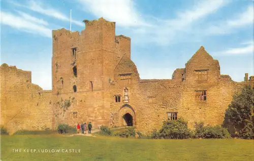 uk1678 the keep ludlow castle real photo uk