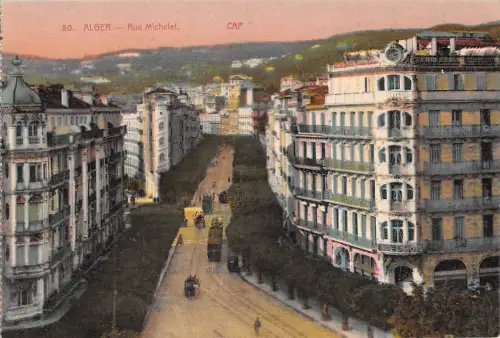 BR45187 Alger rue michelet cap algeria