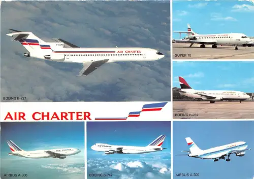 B71382 Flotte utilisee par Air Charter filiale dAir france et d Air Inter France