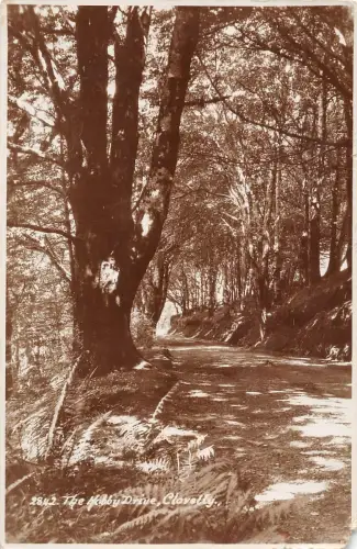 uk571 the hobby drive clovelly real photo uk