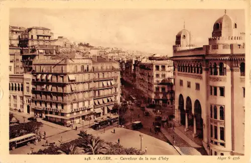 BR45169 Alger carrefour de la rue d isly algeria
