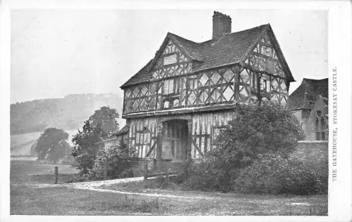 uk20137 the gatehouse stokesay castle real photo uk