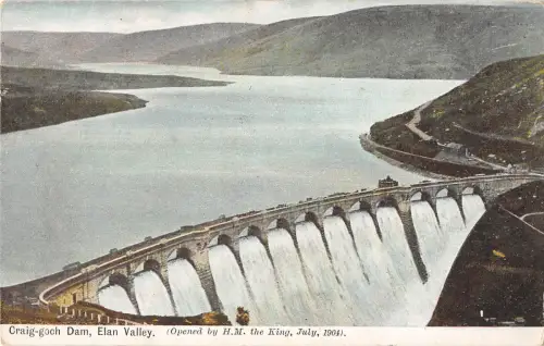 uk25737 craig goch dam elan valley wales uk