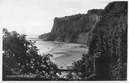 uk20632 shanklin head isle of wight real photo uk