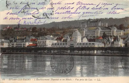BF16100 evian les bains l etabissement thermal et les h france