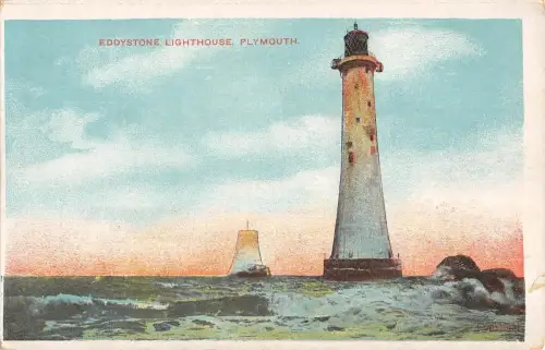 BR68156 eddystone lighthouse plymouth uk