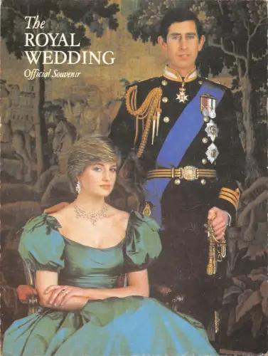 B99763 charles and daiana the royal wedding royalty famous people uk